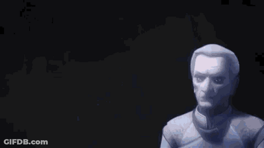 Emperor Palpatine Star Wars Walking Glitching GIF