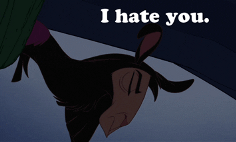 Emperor's New Groove Llama I Hate You GIF