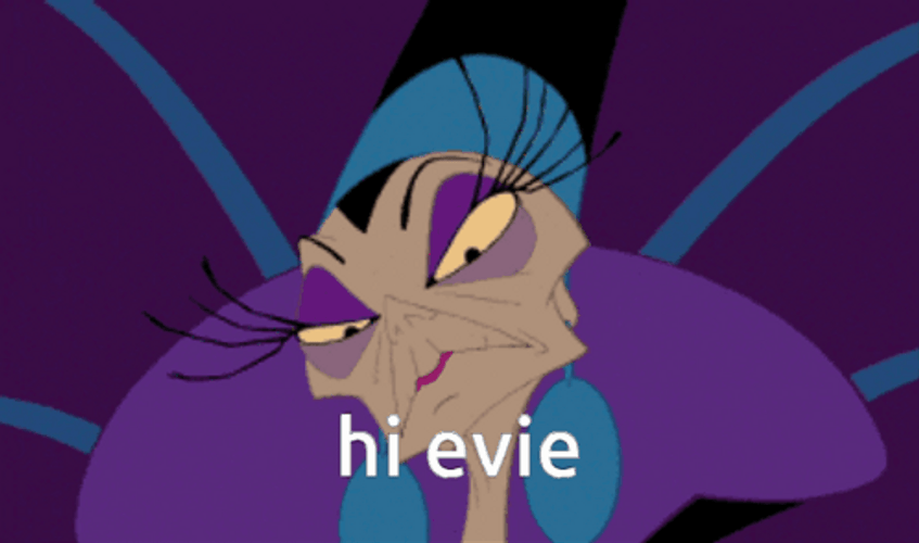Emperor's New Groove Yzma Hi Evie GIF