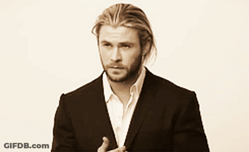 Empire Magazine Chris Hemsworth GIF
