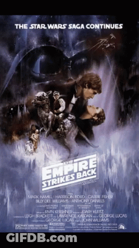 Empire Strikes Back Movie Poster GIF