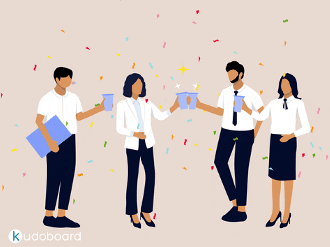 Employee Appreciation Day Cheers Drinking Coffee GIF