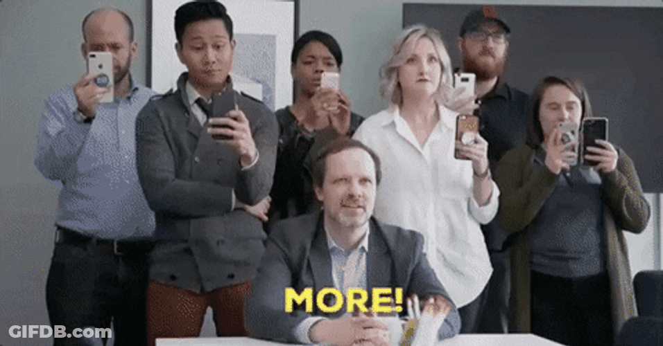 Employees Taking Videos Saying More GIF