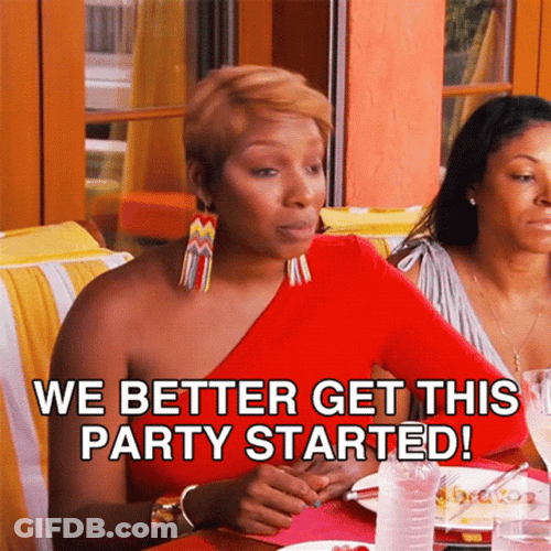 Empowered Woman Ready To Party GIF