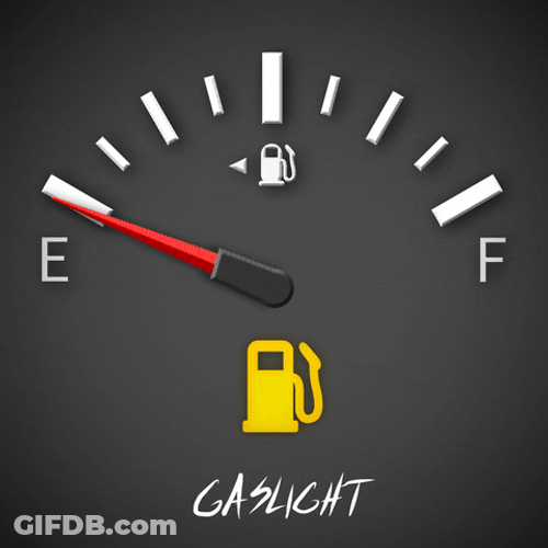 Empty Gas Light Panel GIF