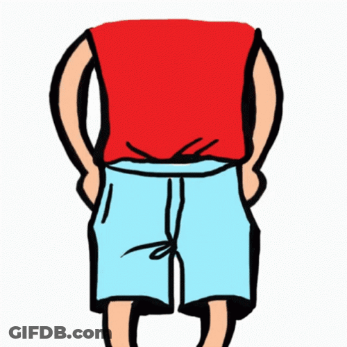 Empty Pockets Cartoon Animation GIF
