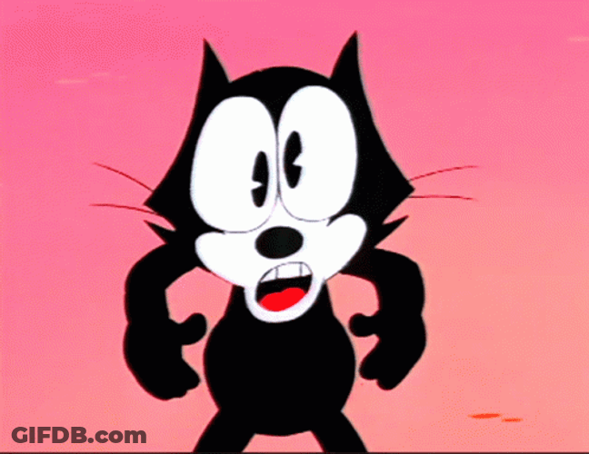 Empty Pockets Felix Cat GIF