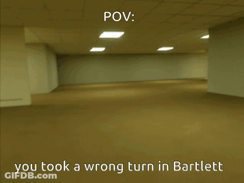 Empty Room You Took A Wrong Turn In Bartlett GIF
