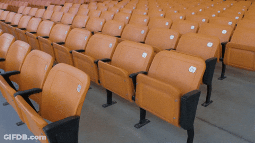 Empty Stadium Audience GIF