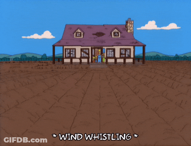 Empty Tumbleweed Animated GIF