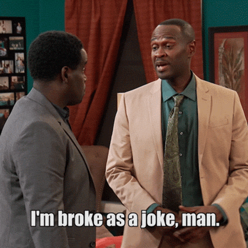 Empty Wallet Broke As A Joke GIF
