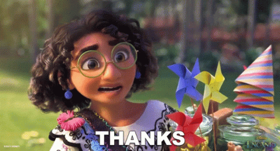 Encanto Mirabel Awkward Thanks GIF