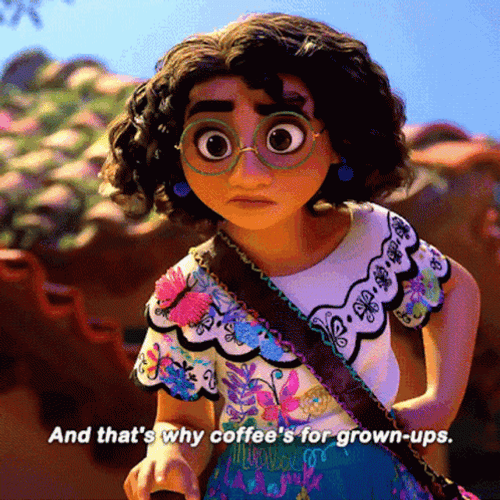 Encanto Mirabel Coffee GIF