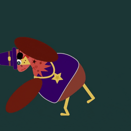 Endearing Dancing Turkey Cartoon GIF