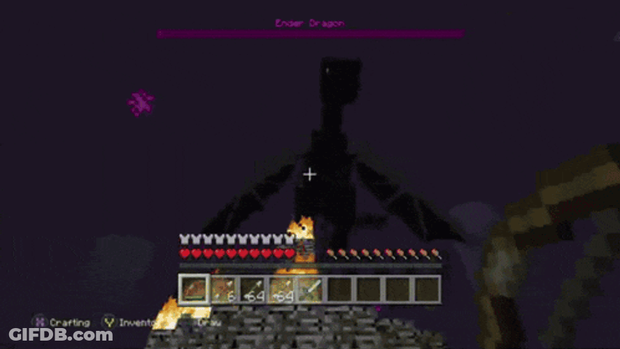 Ender Dragon Death GIF