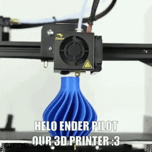 Ender Pilot 3D Printing GIF