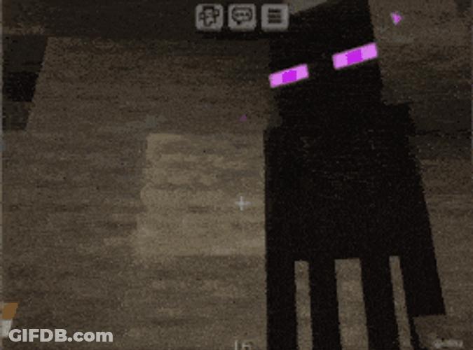 Enderman Meme Minecraft GIF