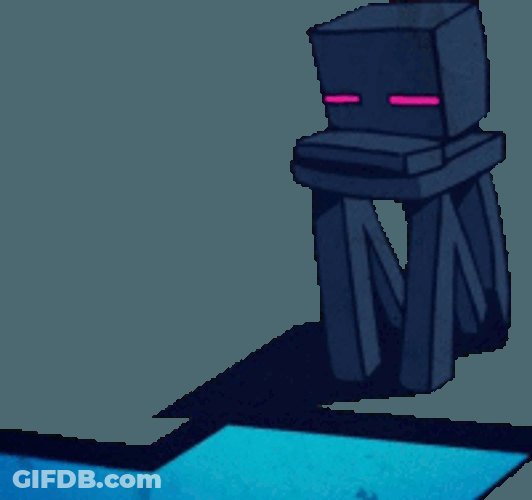 Enderman Sad Sticker GIF