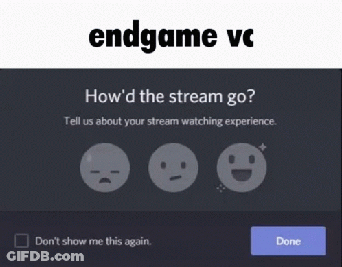 Endgame VC Screen Screenshot GIF