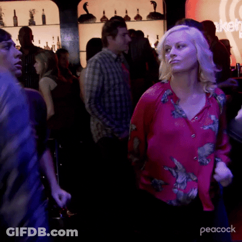 Energetic Amy Poehler Partying GIF