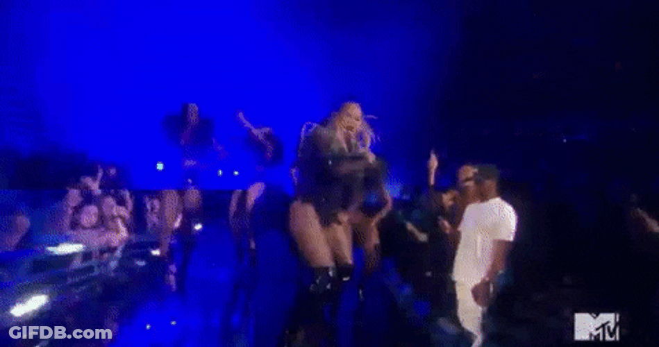 Energetic Beyonce Music Awards GIF