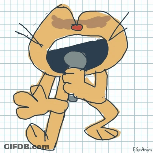 Energetic Cat Sticker Sing And Dance GIF