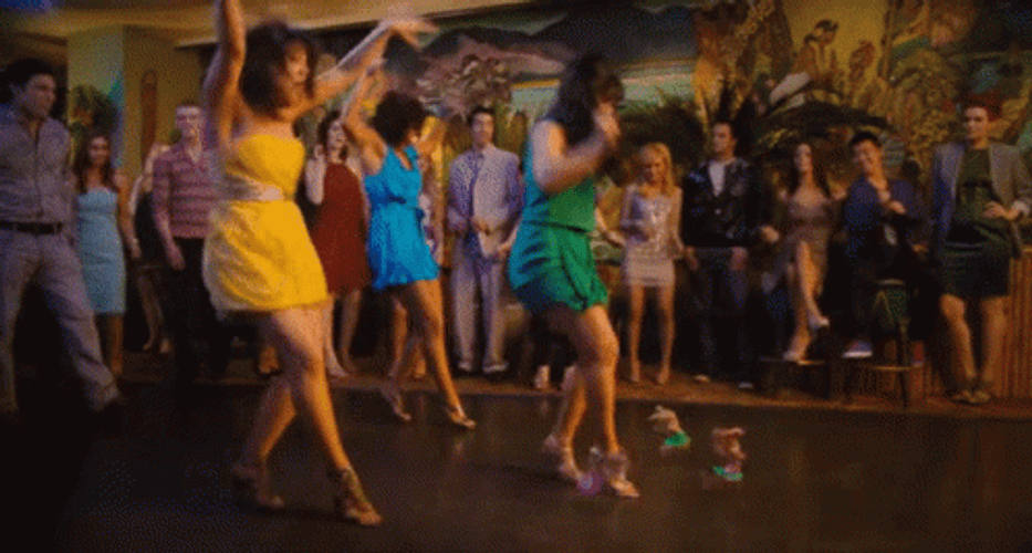 Energetic Friends Dancing Girls GIF
