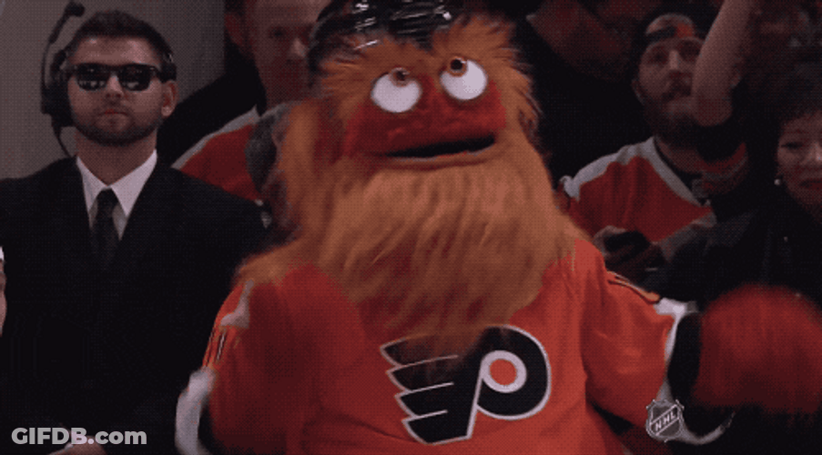 Energetic Gritty Support His Team GIF