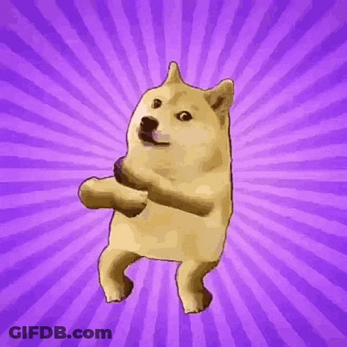 Energetic Grooving Dog Meme GIF
