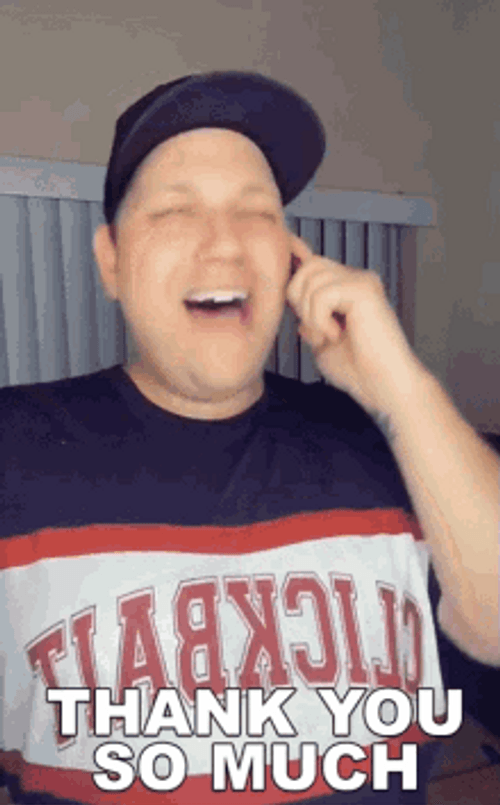 Energetic Man Talking Over Phone Thank You So Much GIF