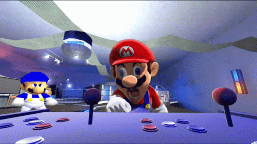 Energetic Super Mario Dancing GIF