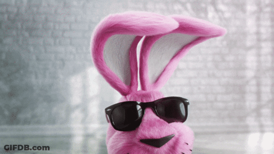 Energizer Bunny Back And Forth Tennis GIF