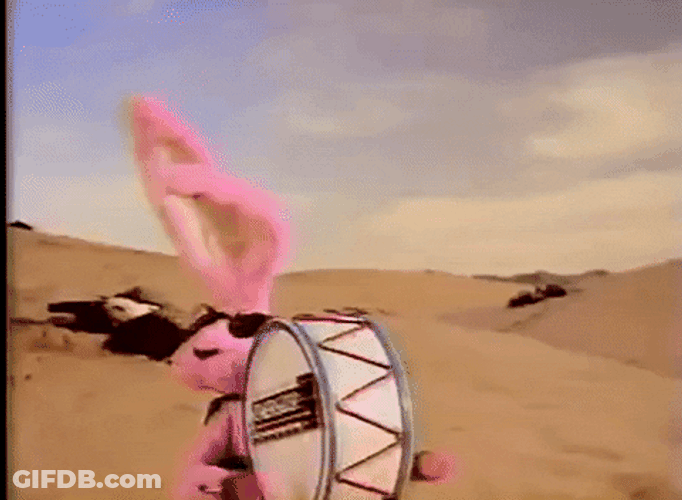 Energizer Bunny Desert GIF
