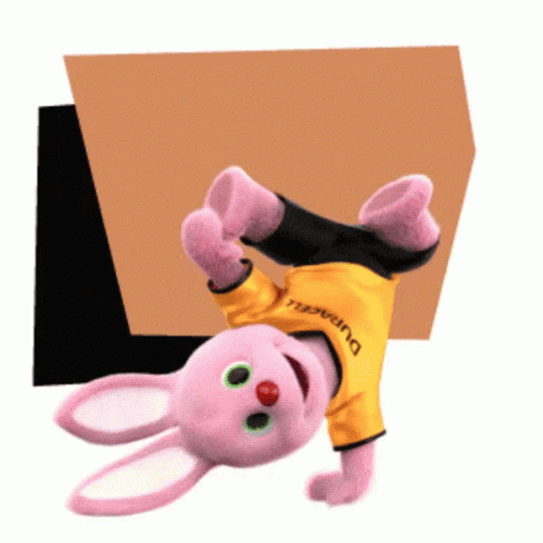 Energizer Bunny Duracell Battery Break Dance GIF