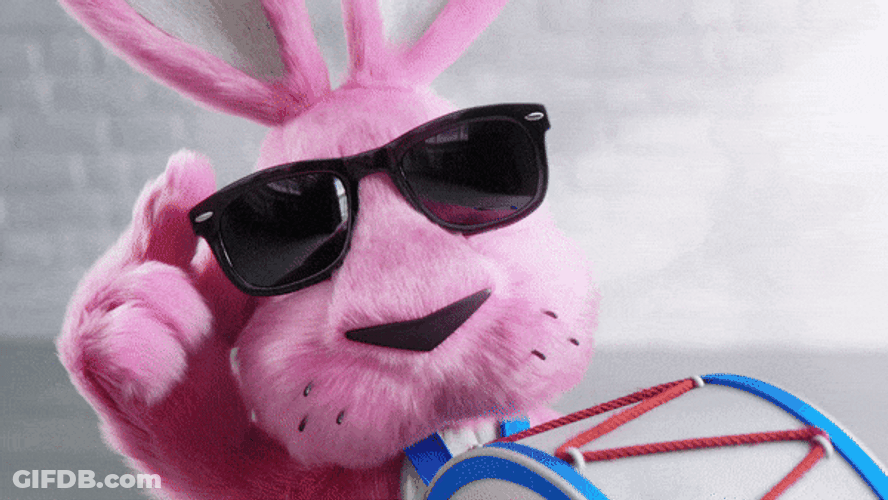 Energizer Bunny Salute Meme GIF