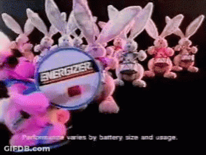 Energizer Bunny Tosh Drum GIF