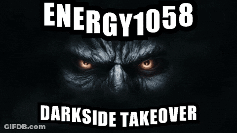 Energy 1058 Darkside Takeover Monster Poster GIF