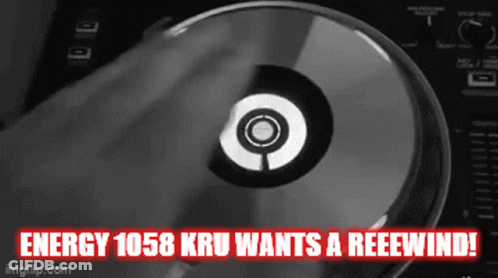 Energy 1058 Kru Wants A Reewind Black And White Photo GIF