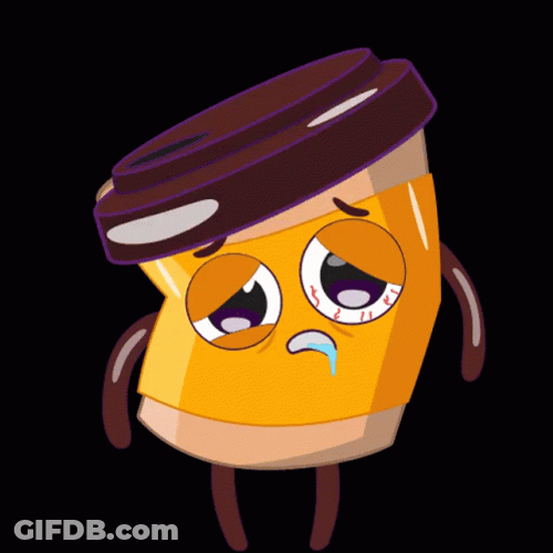 Energy Animated Coffee Filling Up A Cup GIF