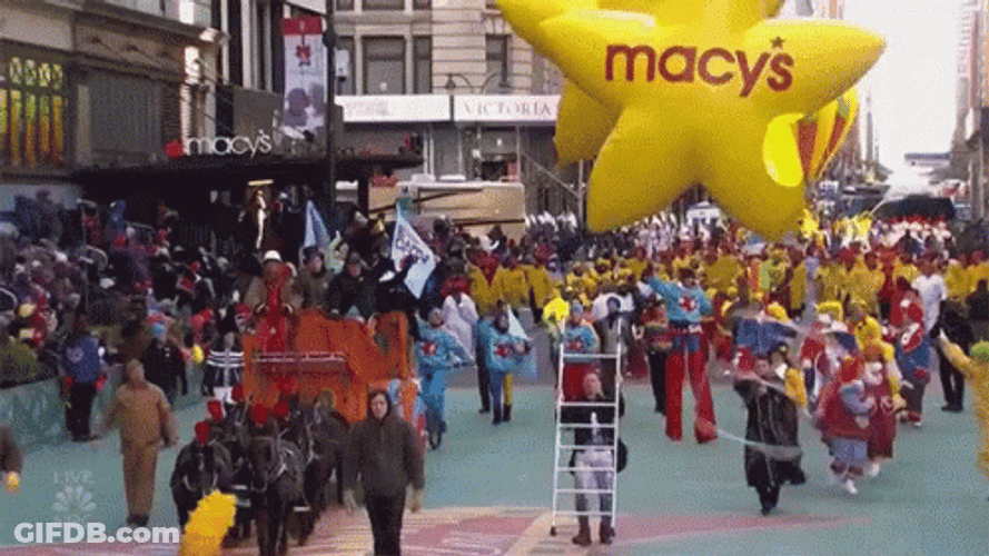 Engaging Big Apple Circus Macy's Thanksgiving GIF
