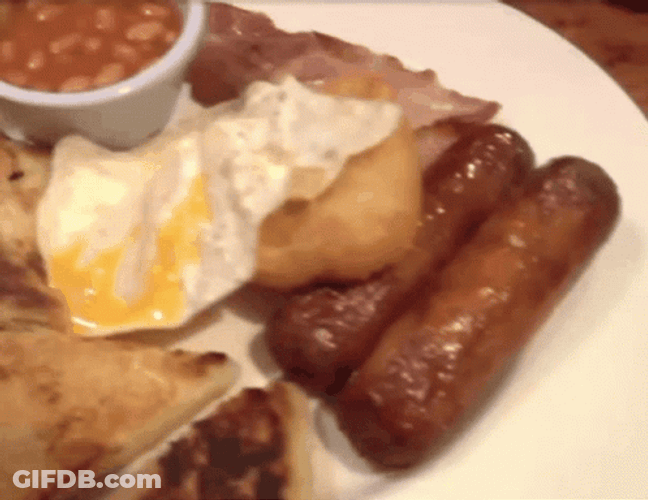 English Breakfast Ulster Fry GIF