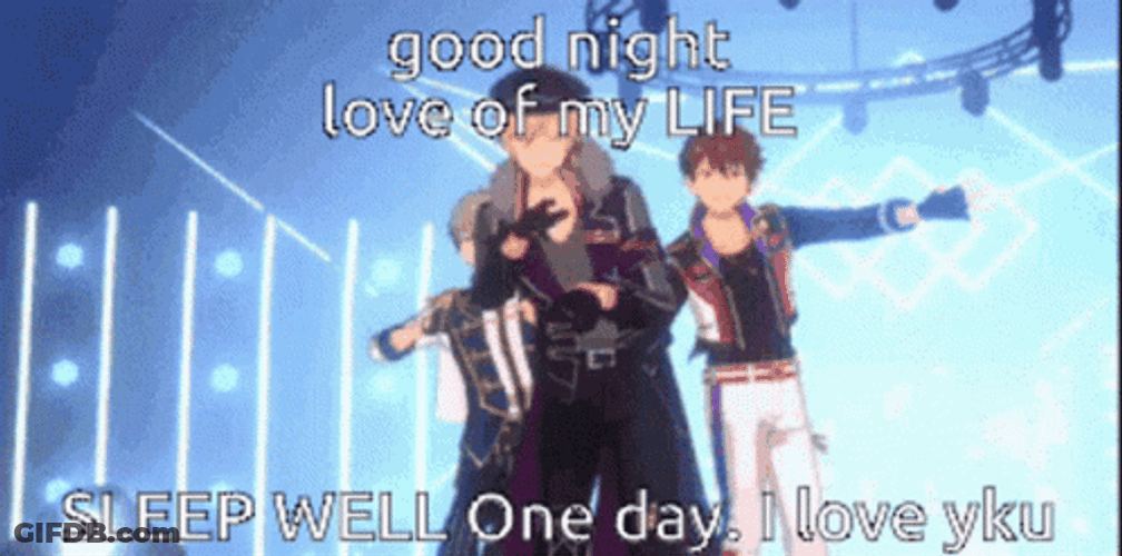 English Ensemble Stars Kaoru Hakaze Good Night Love GIF