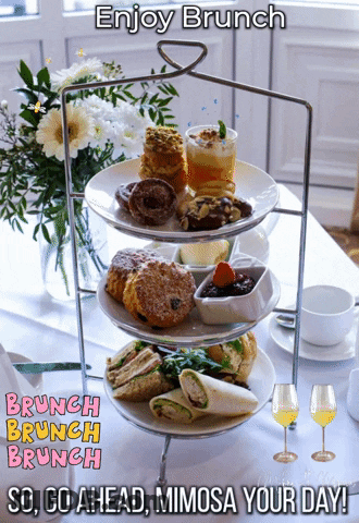 Enjoy Brunch And Mimosas GIF
