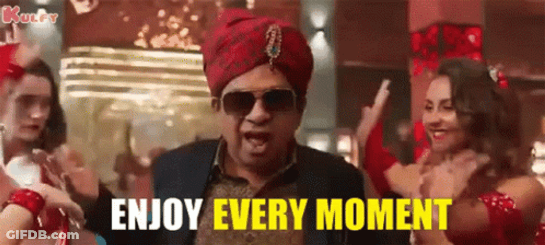 Enjoy Every Moment Of Celebration GIF