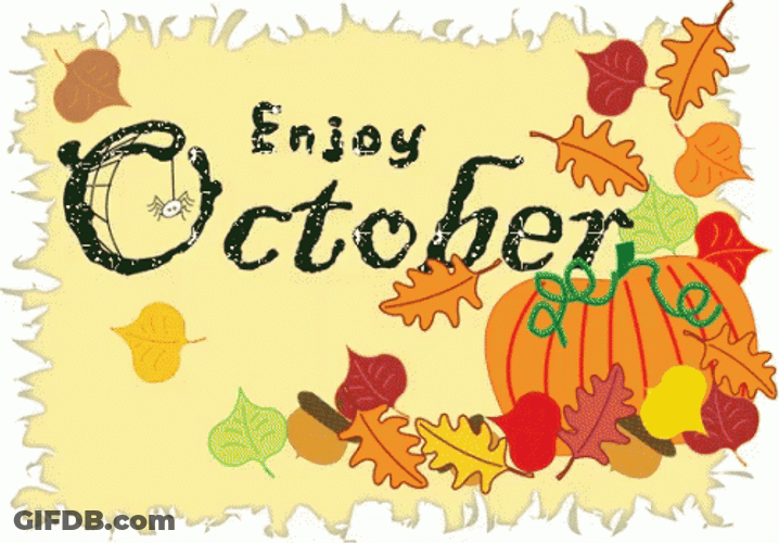 Enjoy Happy October GIF