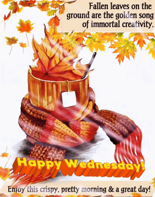 Enjoy This Crispy Pretty Happy Blessed Wednesday GIF