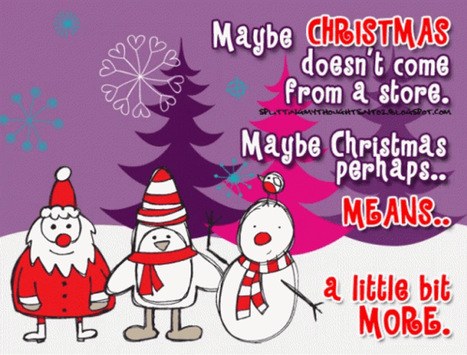 Enjoy Your Christmas Wednesday Santa Claus And Snowman GIF