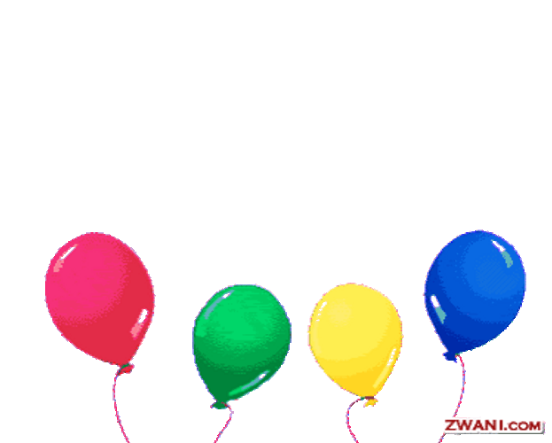 Enjoy Your Day Happy Birthday Balloons GIF