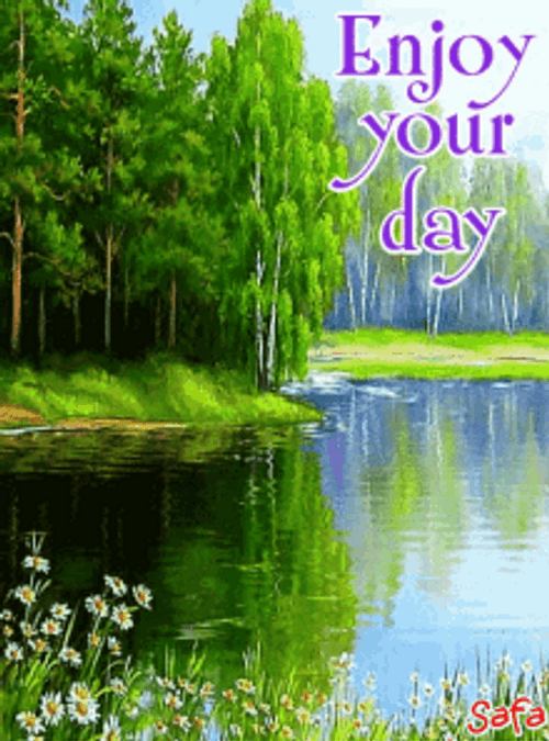 Enjoy Your Day Nature Lover Refreshing GIF