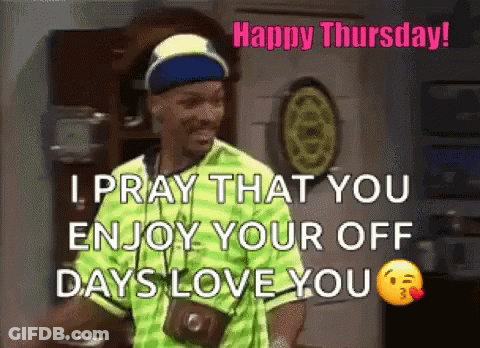 Enjoy Your Off Days Love You GIF